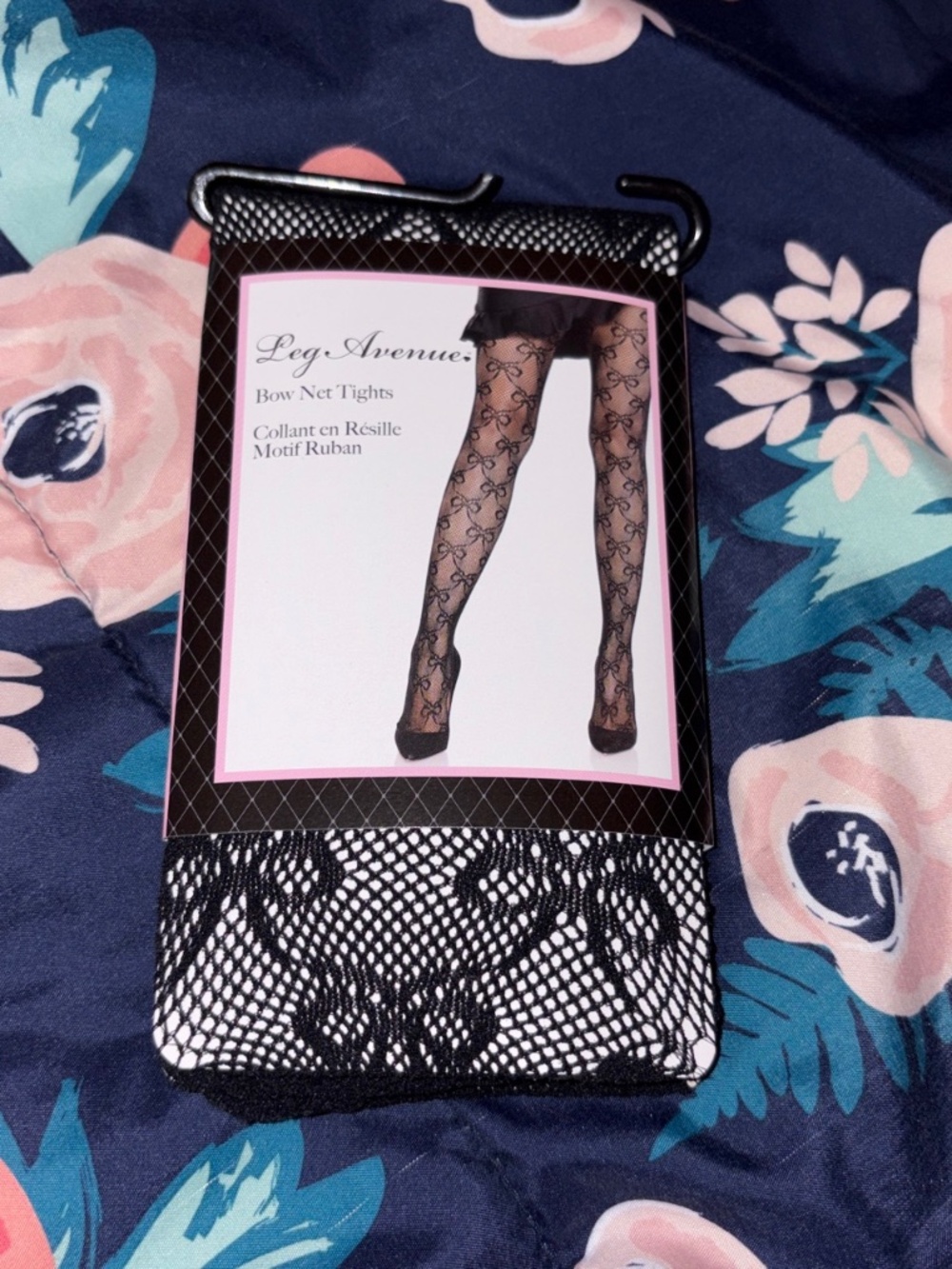 Black lace tights